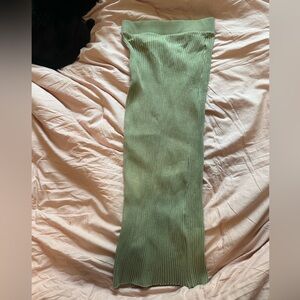 Zara green Pencil skirt